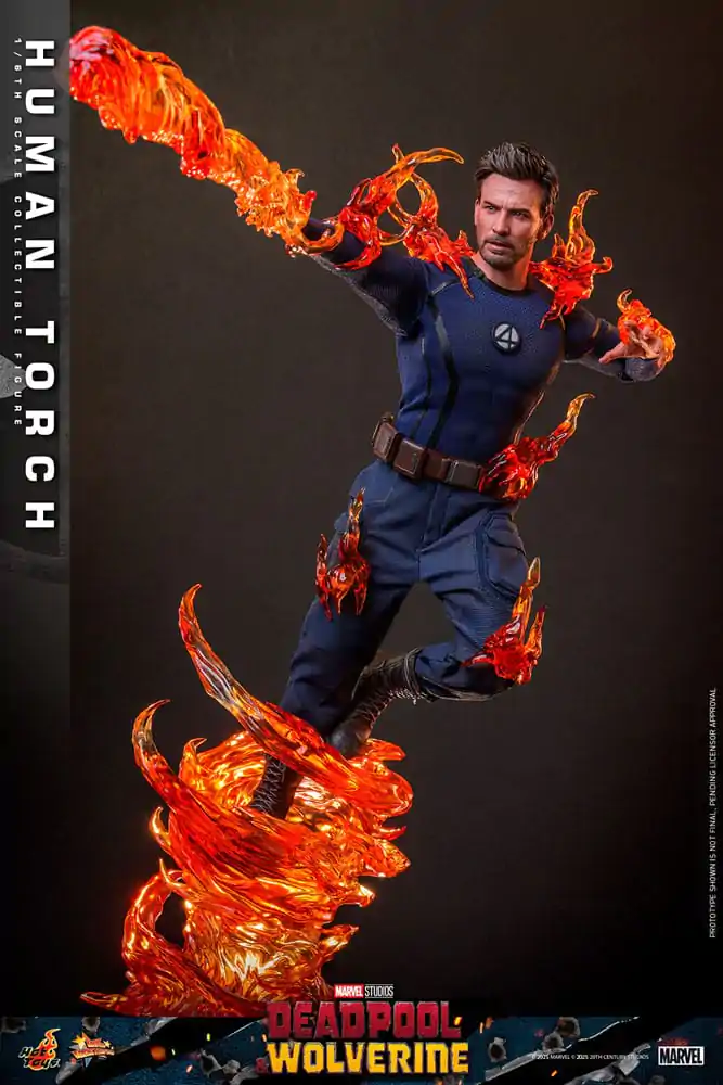 Deadpool & Wolverine Movie Masterpiece akcijska figura 1/6 Human Torch 31 cm fotografija proizvoda