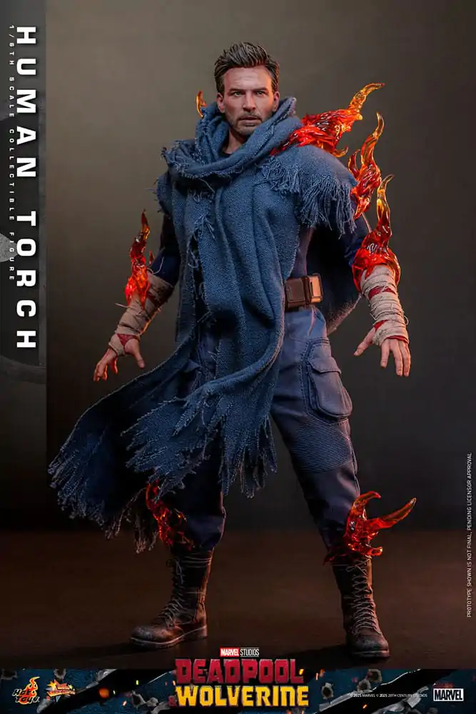 Deadpool & Wolverine Movie Masterpiece akcijska figura 1/6 Human Torch 31 cm fotografija proizvoda