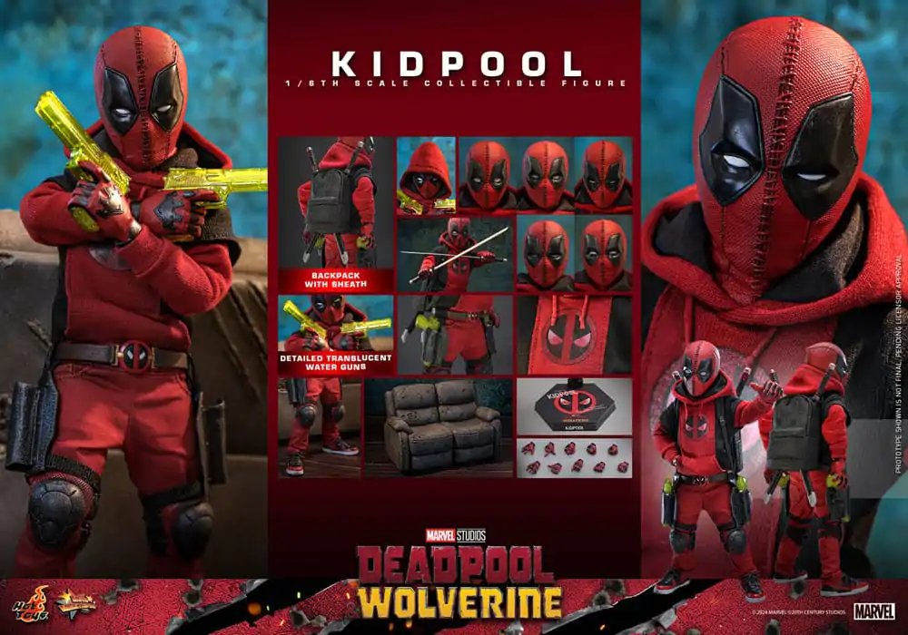 Deadpool & Wolverine Movie Masterpiece akcijska figura 1/6 Kidpool 22 cm fotografija proizvoda