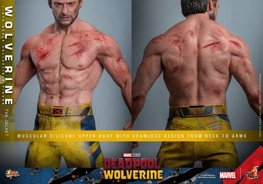 Deadpool & Wolverine Movie Masterpiece akcijska figura 1/6 Wolverine (TVA Jacket Version) 31 cm fotografija proizvoda