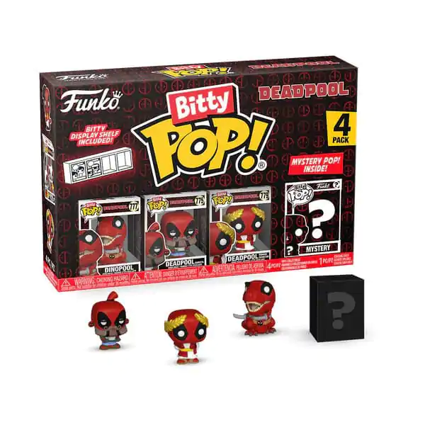 Deadpool Bitty Funko POP! Vinilna figura 4-Pack Dinopool 2,5 cm fotografija proizvoda