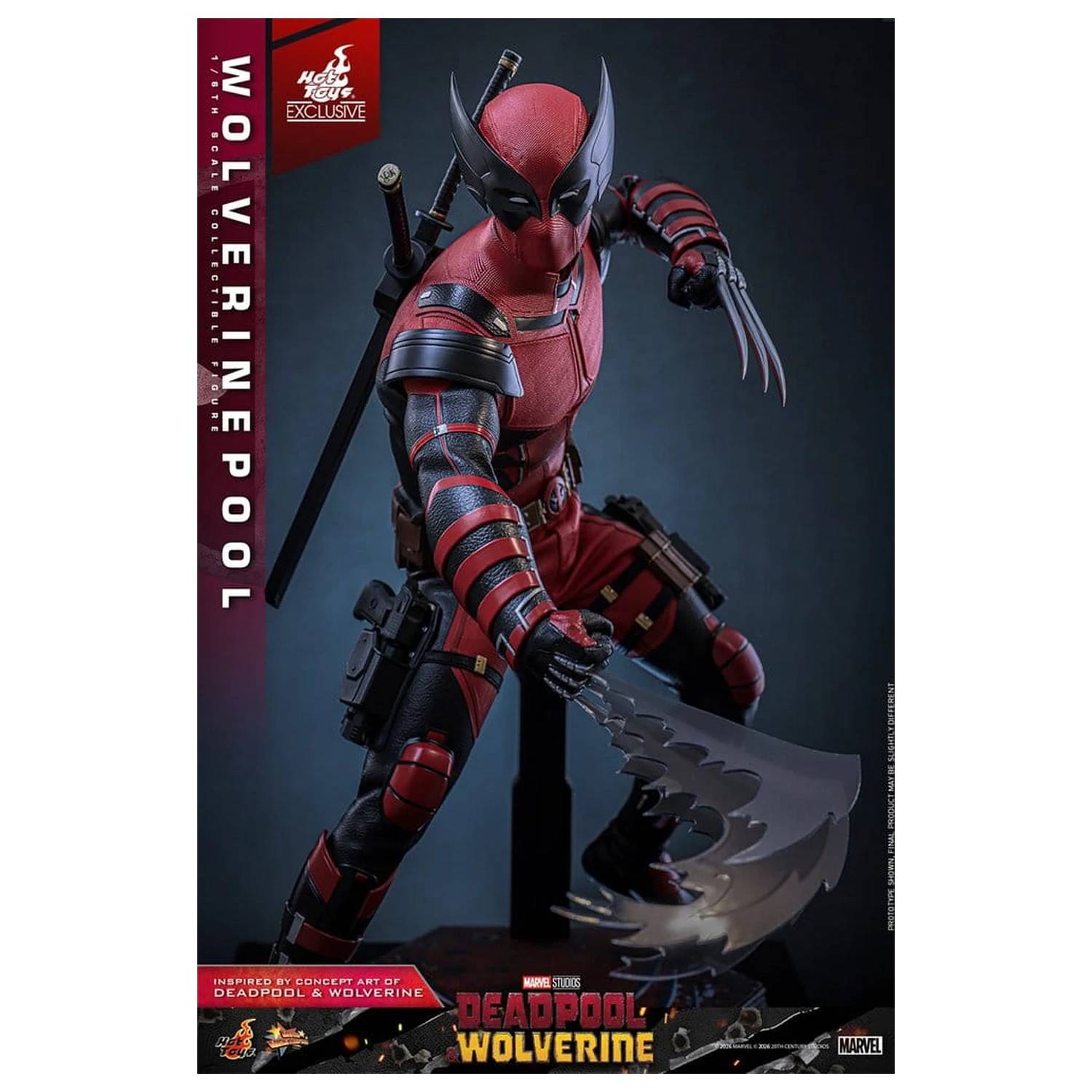 Deadpool & Wolverine Movie Masterpiece akcijska figura 1/6 Wolverinepool 31 cm fotografija proizvoda
