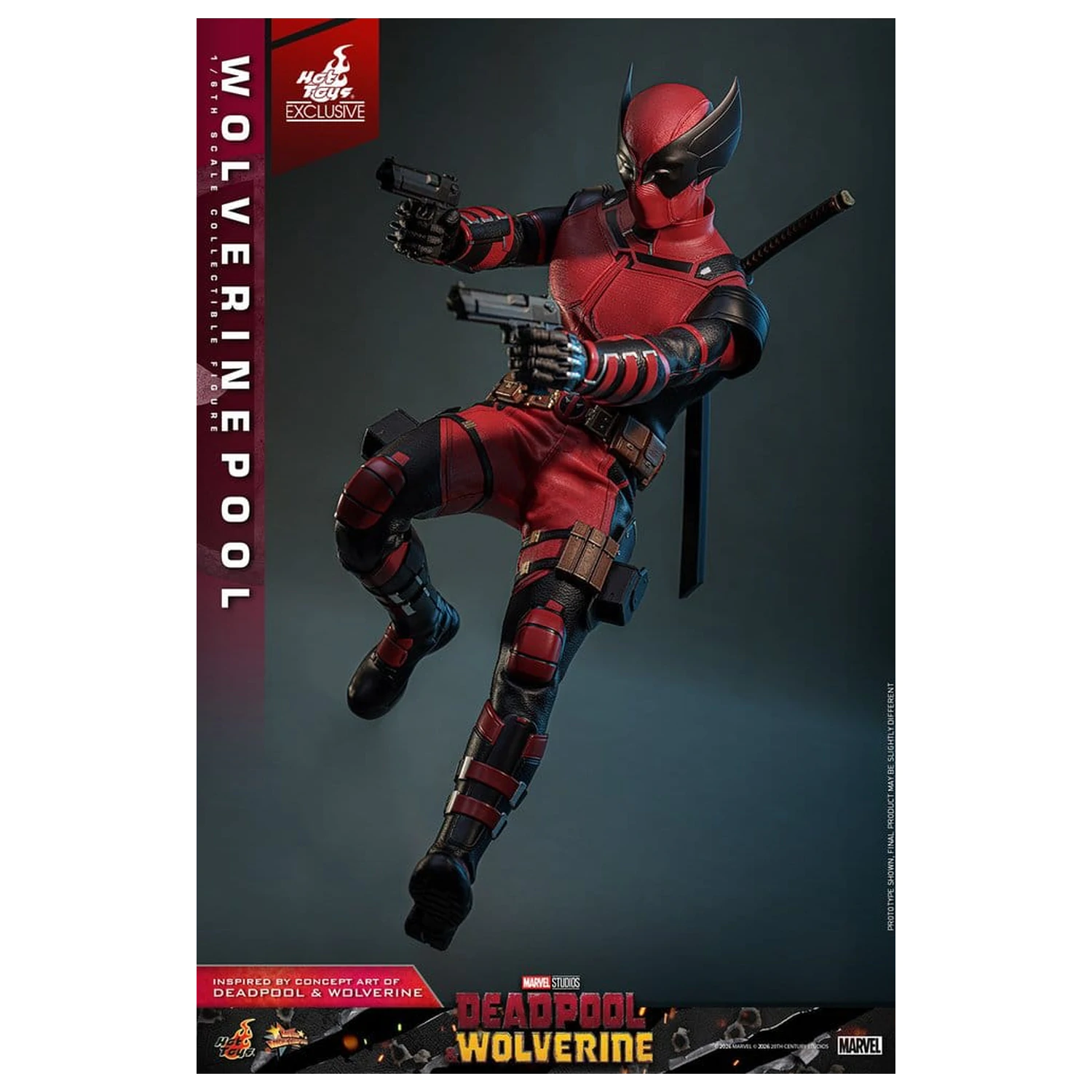 Deadpool & Wolverine Movie Masterpiece akcijska figura 1/6 Wolverinepool 31 cm fotografija proizvoda
