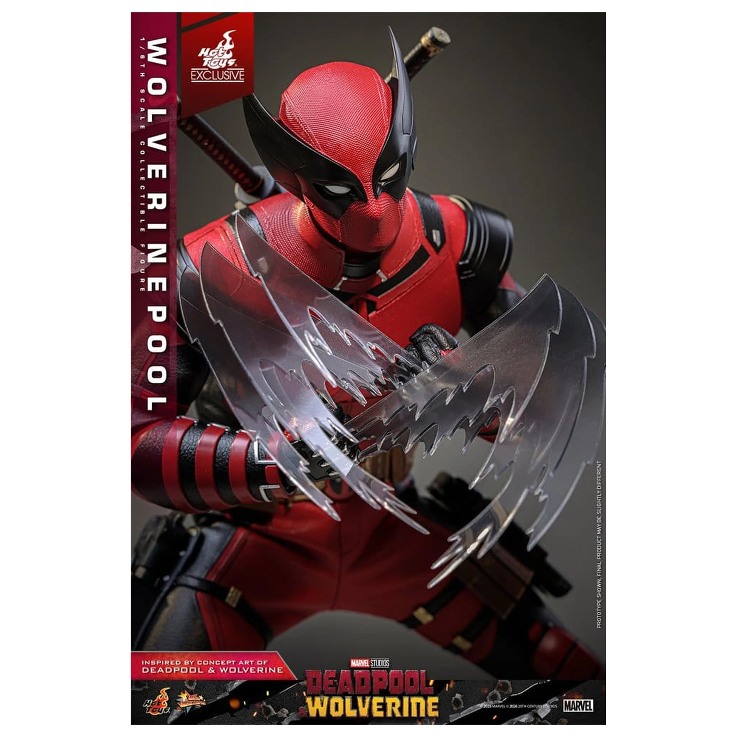 Deadpool & Wolverine Movie Masterpiece akcijska figura 1/6 Wolverinepool 31 cm fotografija proizvoda