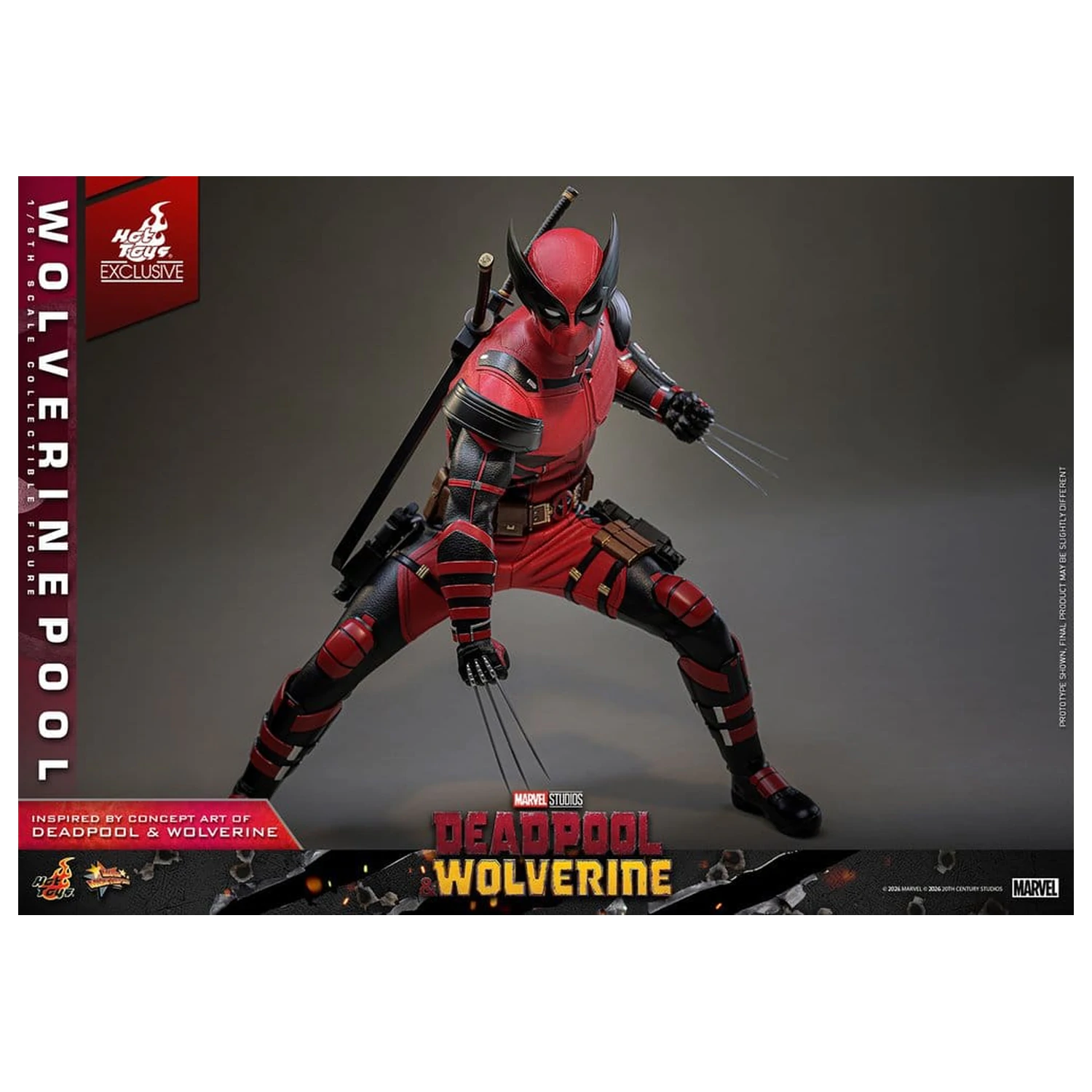 Deadpool & Wolverine Movie Masterpiece akcijska figura 1/6 Wolverinepool 31 cm fotografija proizvoda
