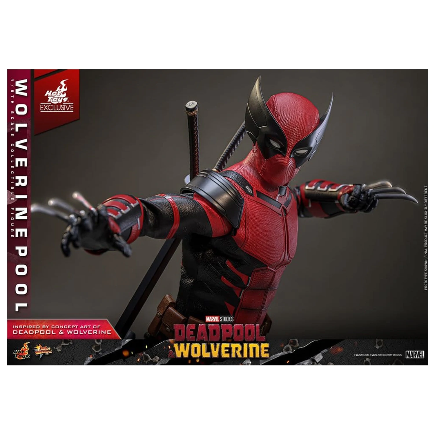 Deadpool & Wolverine Movie Masterpiece akcijska figura 1/6 Wolverinepool 31 cm fotografija proizvoda