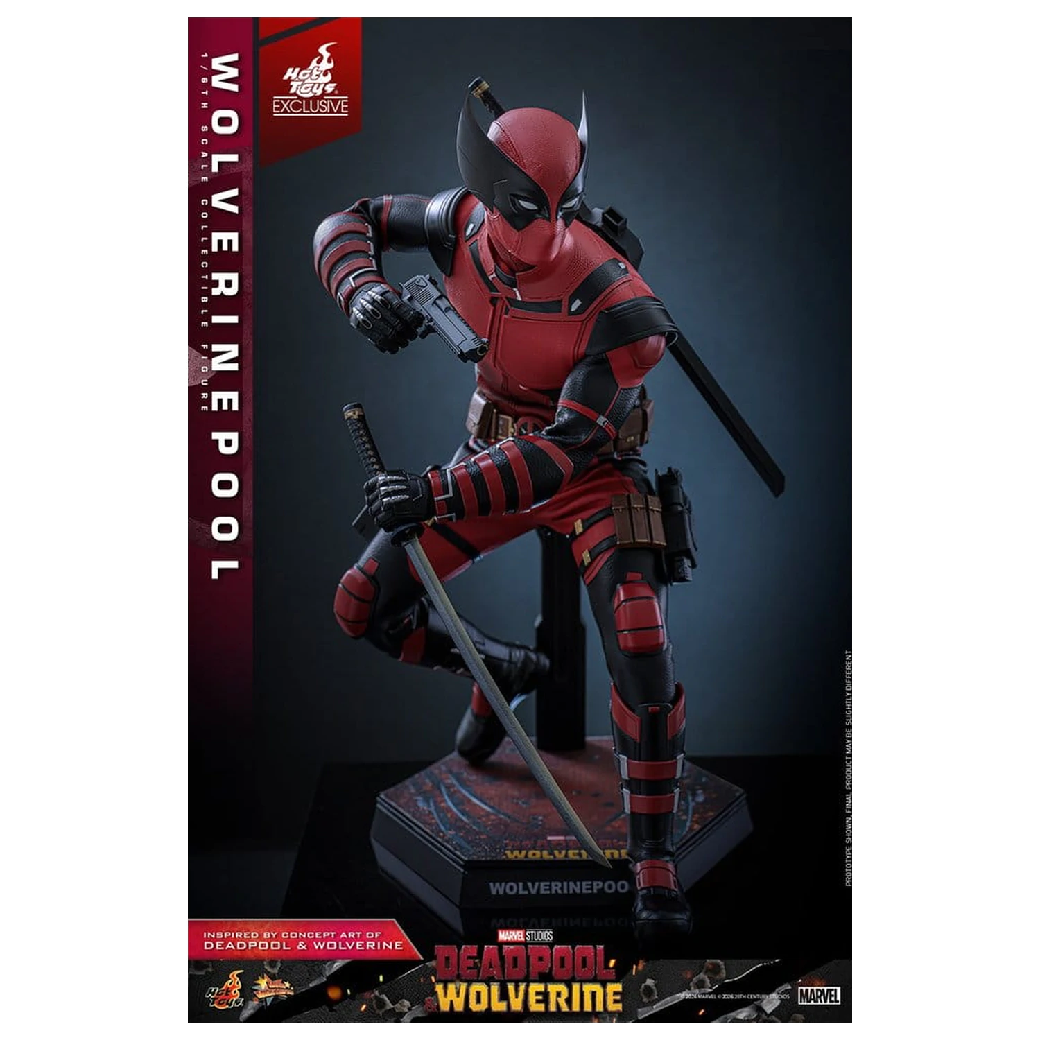Deadpool & Wolverine Movie Masterpiece akcijska figura 1/6 Wolverinepool 31 cm fotografija proizvoda