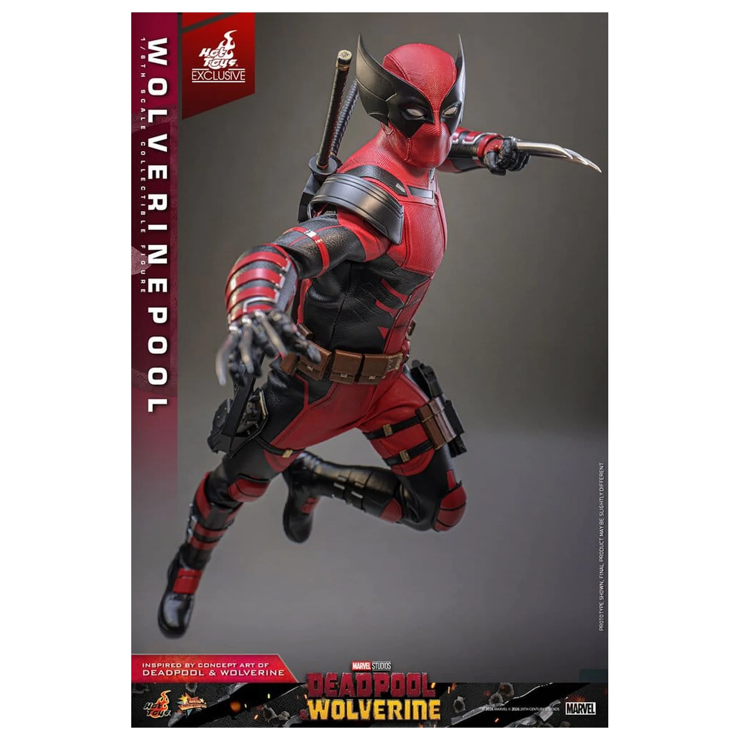 Deadpool & Wolverine Movie Masterpiece akcijska figura 1/6 Wolverinepool 31 cm fotografija proizvoda