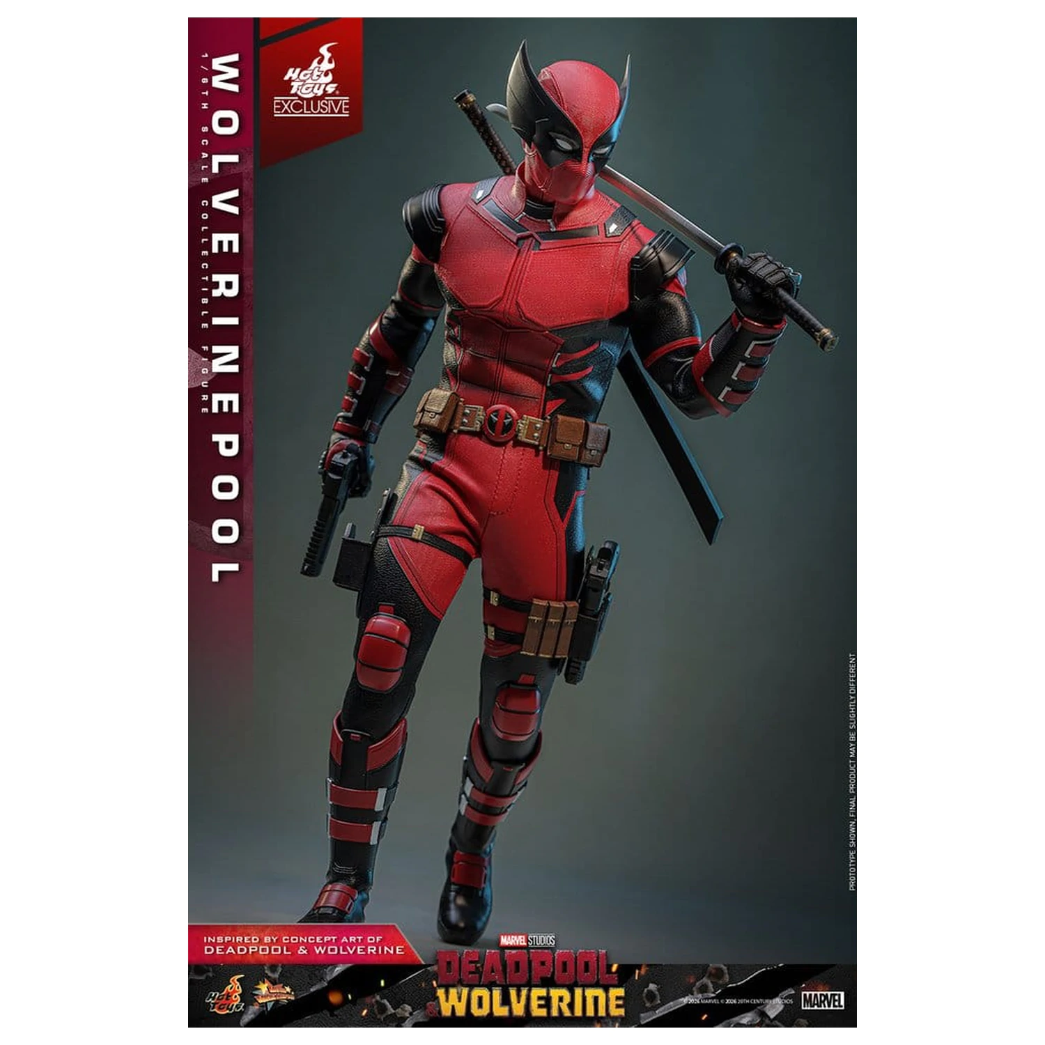 Deadpool & Wolverine Movie Masterpiece akcijska figura 1/6 Wolverinepool 31 cm fotografija proizvoda