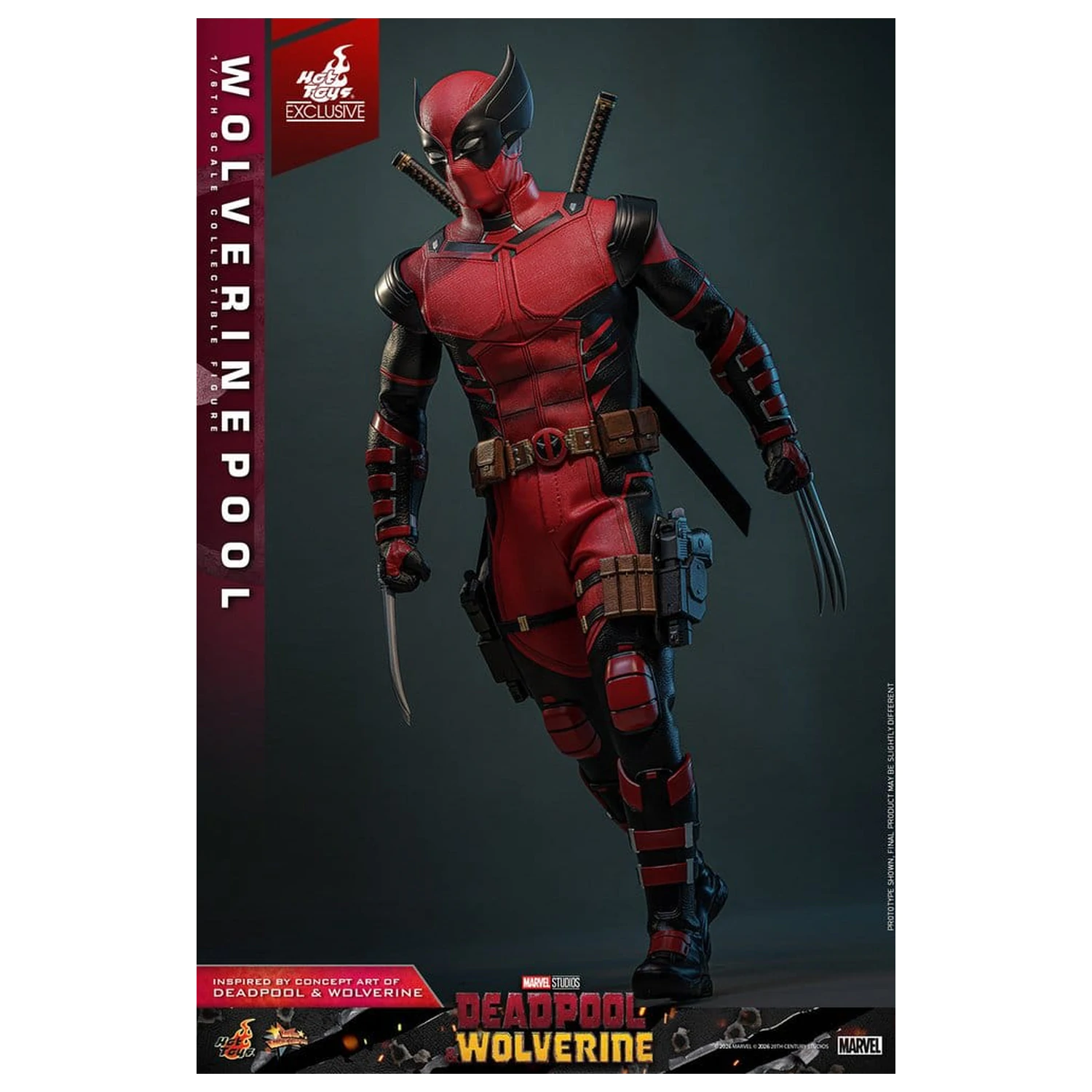 Deadpool & Wolverine Movie Masterpiece akcijska figura 1/6 Wolverinepool 31 cm fotografija proizvoda