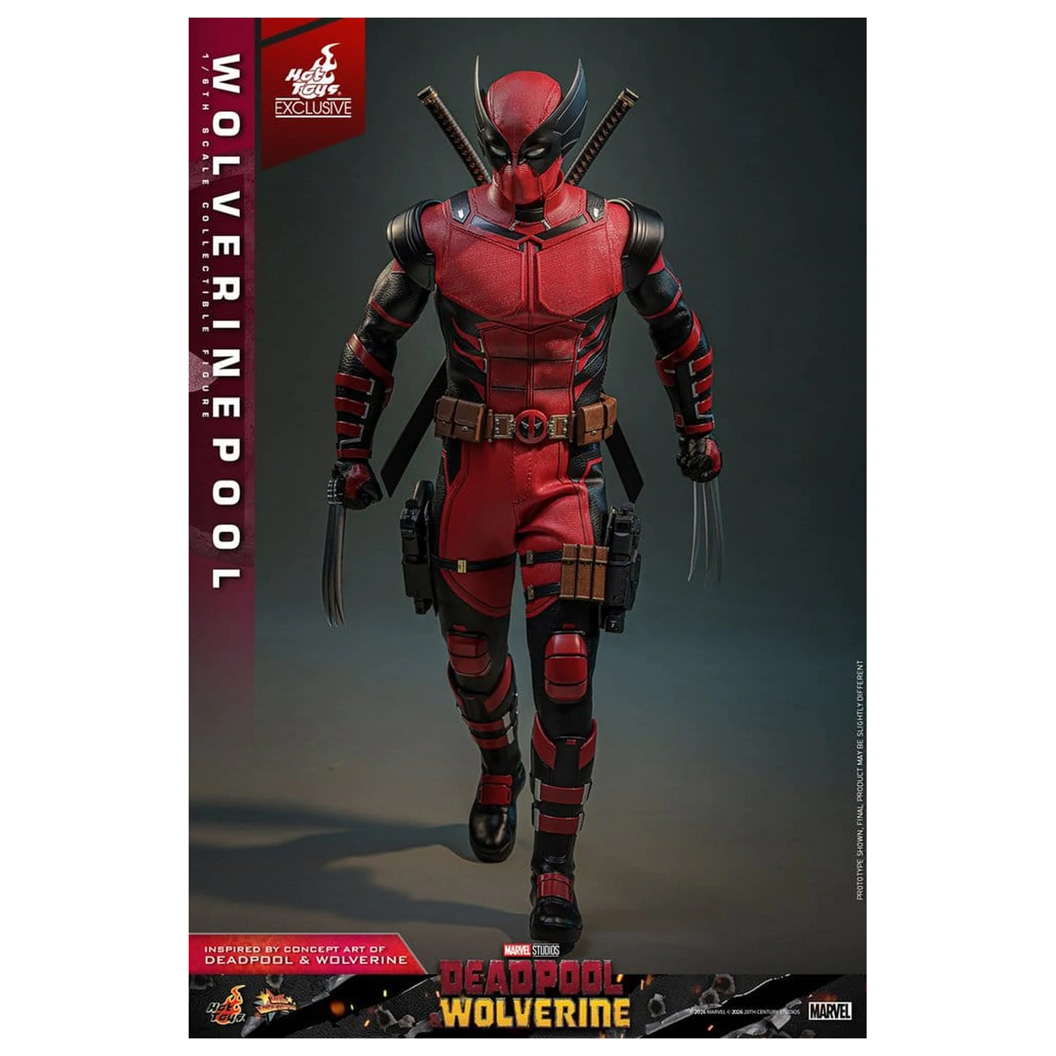 Deadpool & Wolverine Movie Masterpiece akcijska figura 1/6 Wolverinepool 31 cm fotografija proizvoda