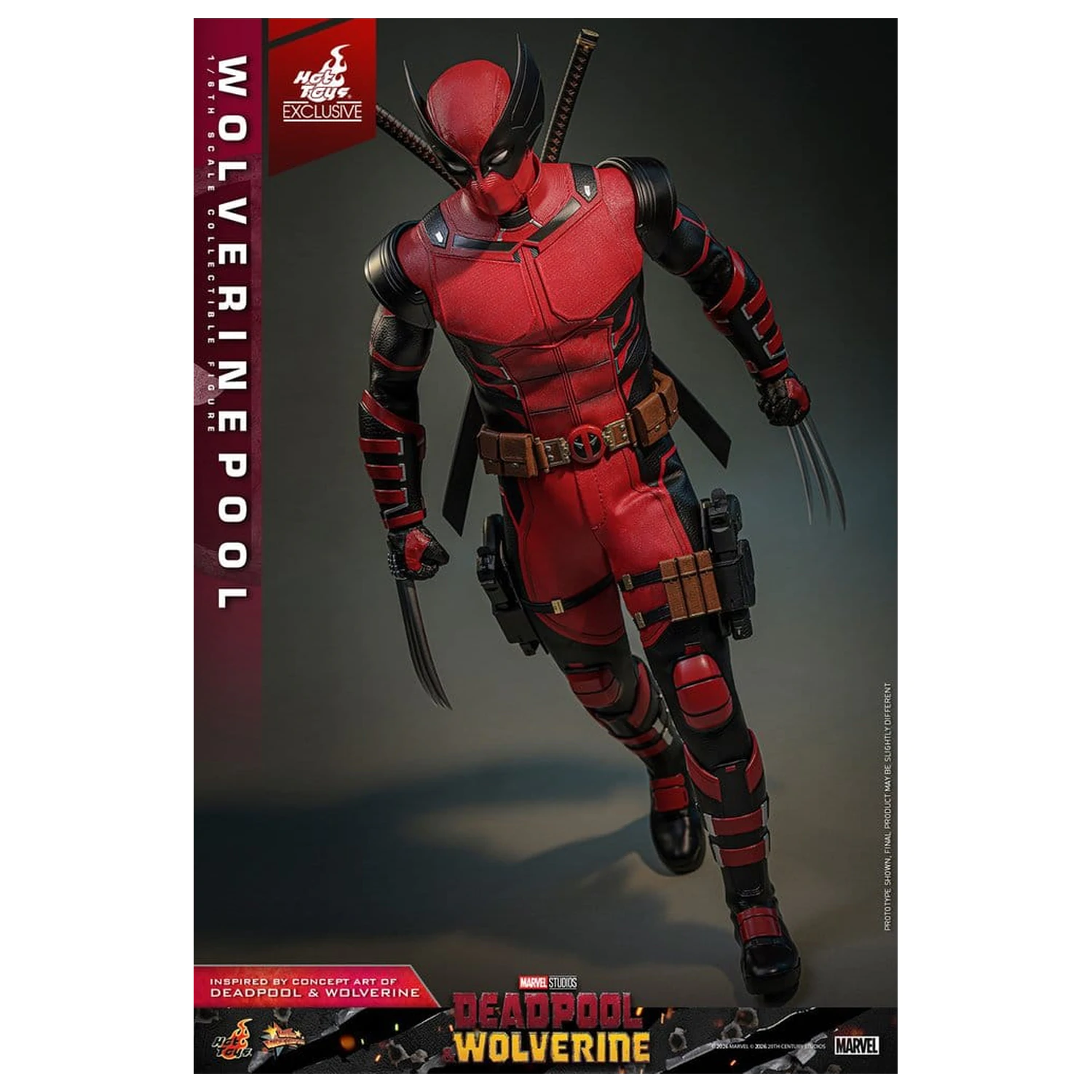 Deadpool & Wolverine Movie Masterpiece akcijska figura 1/6 Wolverinepool 31 cm fotografija proizvoda