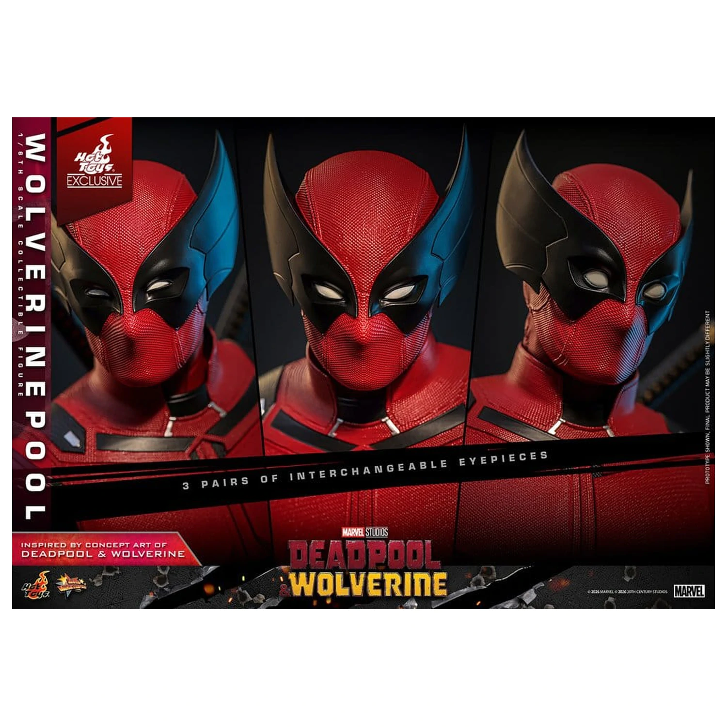 Deadpool & Wolverine Movie Masterpiece akcijska figura 1/6 Wolverinepool 31 cm fotografija proizvoda