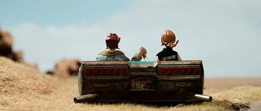 Death Gas Station Series Action Figures Canyon Sisters: Mrs. T & Ms. L 15 cm Figurice fotografija proizvoda