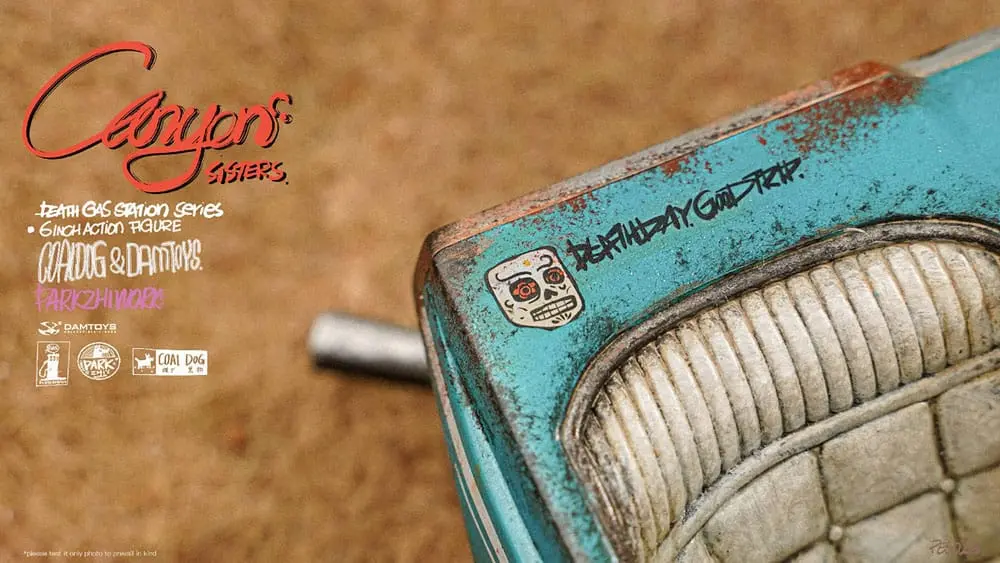 Death Gas Station Series Action Figures Canyon Sisters: Mrs. T & Ms. L 15 cm Figurice fotografija proizvoda