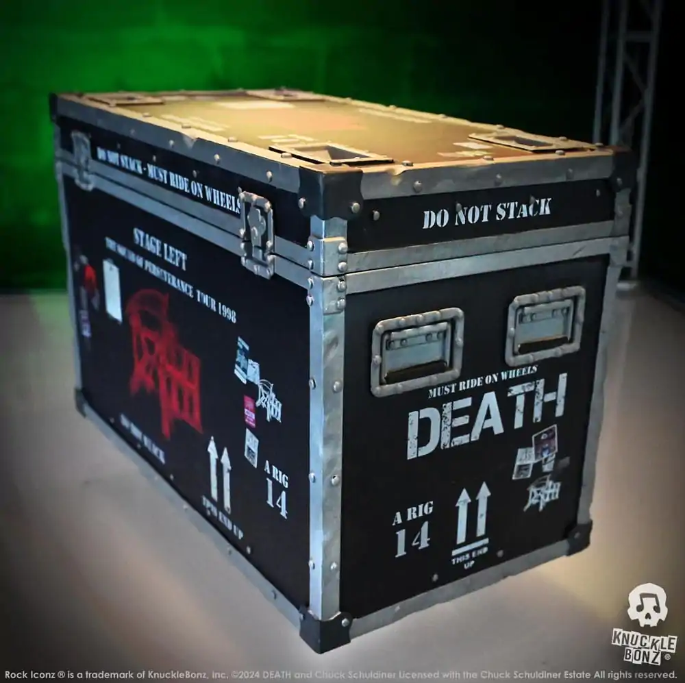 Death Rock Ikonz On Tour Road Case kip + Set pozadine pozornice The Sound of Perseverance turneja 1998 fotografija proizvoda