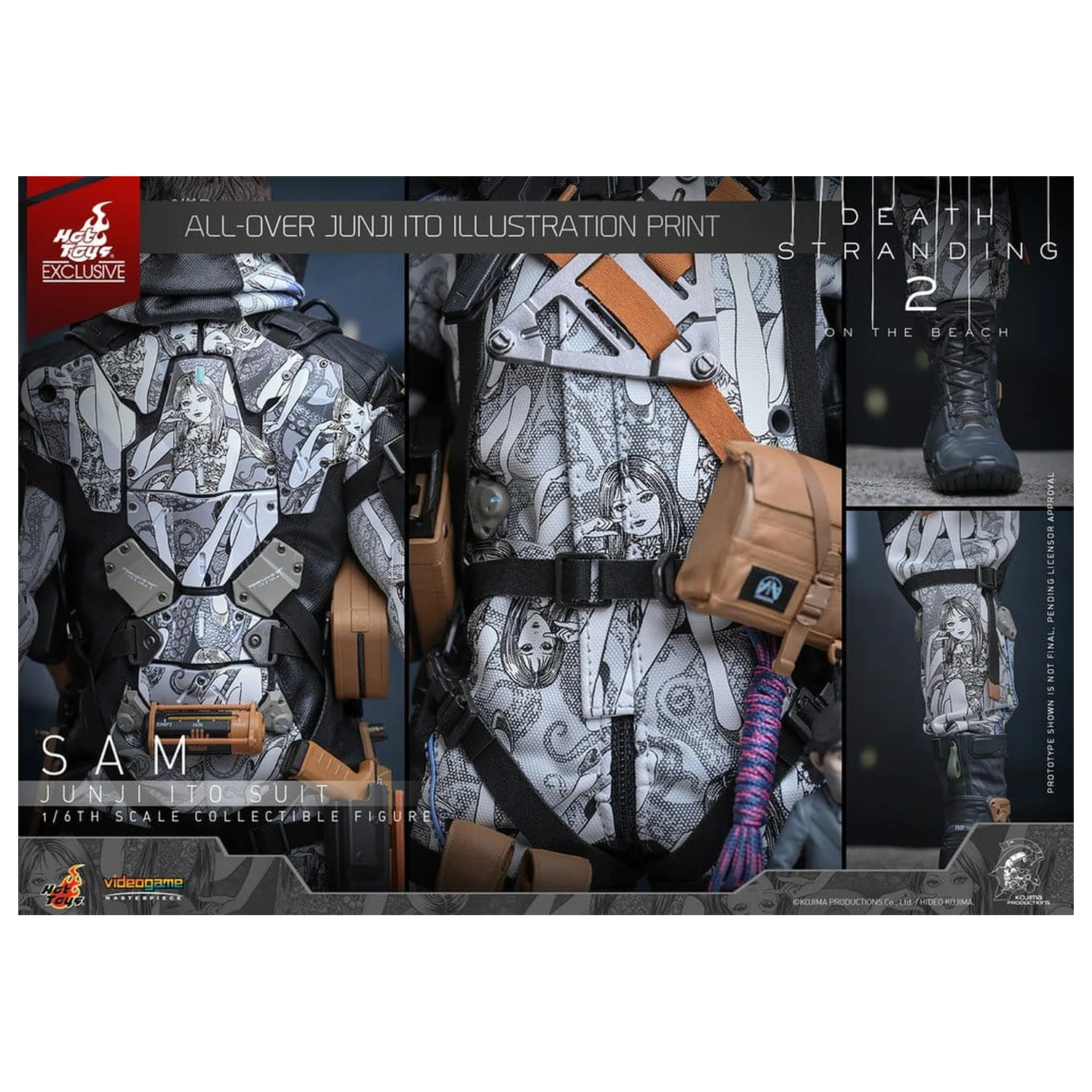 Death Stranding akcijska figura 1/6 Sam Porter Bridges (Junji Ito Suit) fotografija proizvoda