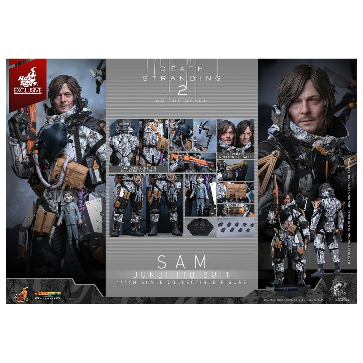 Death Stranding akcijska figura 1/6 Sam Porter Bridges (Junji Ito Suit) fotografija proizvoda