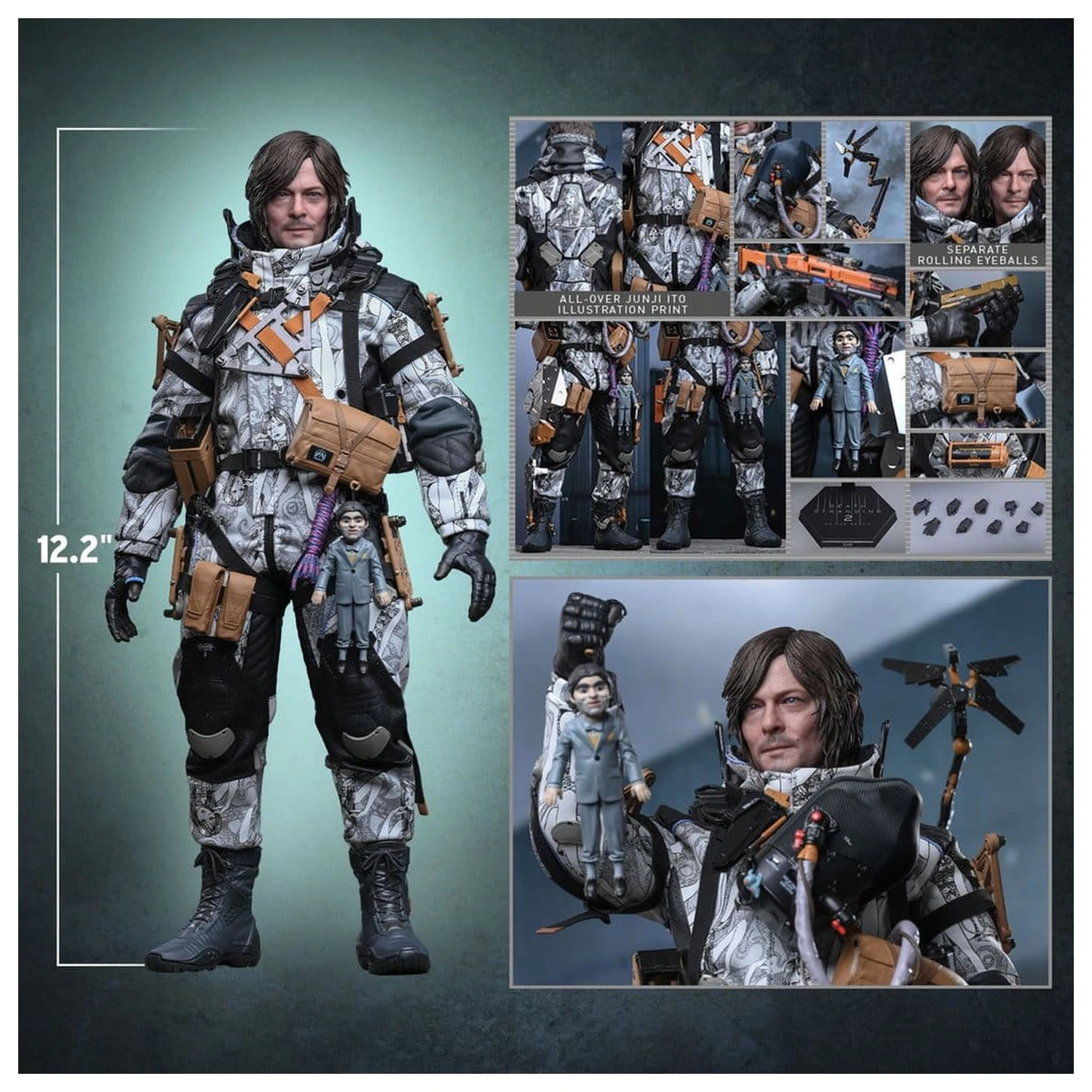 Death Stranding akcijska figura 1/6 Sam Porter Bridges (Junji Ito Suit) fotografija proizvoda