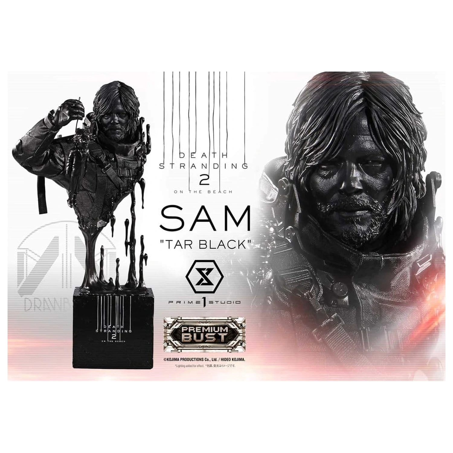Death Stranding 2: On the Beach Premium Poprsje 1/3 Sam Tar Black 44 cm fotografija proizvoda