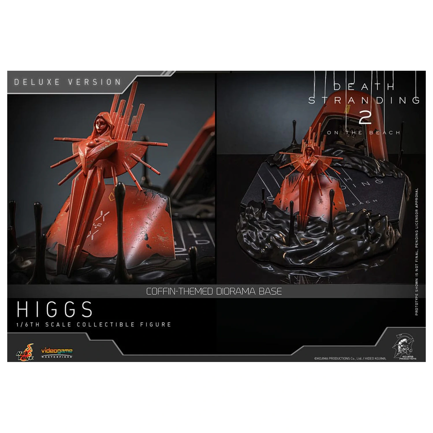 Death Stranding 2: On the Beach Videogame Masterpiece Action figura 1/6 Higgs (Deluxe verzija) 33 cm fotografija proizvoda