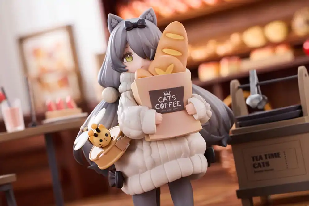 Decorated Life Collection PVC Kipić Tea Time Cats - Cat Town Bakery Staff & Customer Set 12 cm fotografija proizvoda