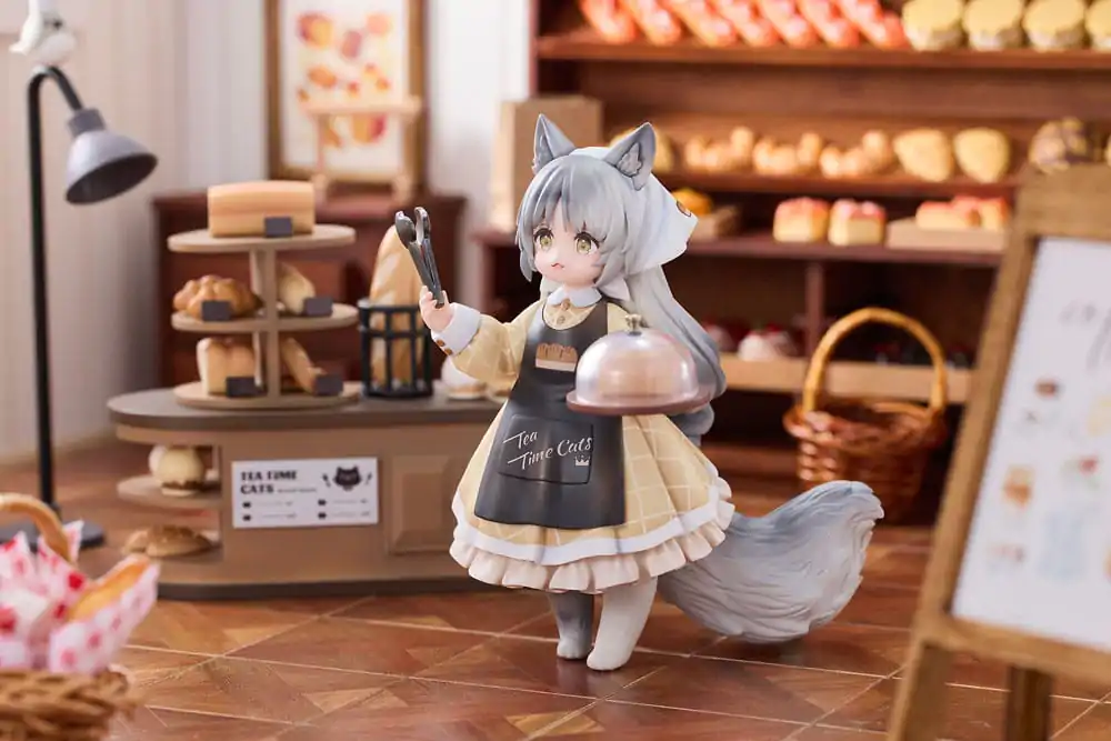 Decorated Life Collection PVC Kipić Tea Time Cats - Cat Town Bakery Staff & Customer Set 12 cm fotografija proizvoda