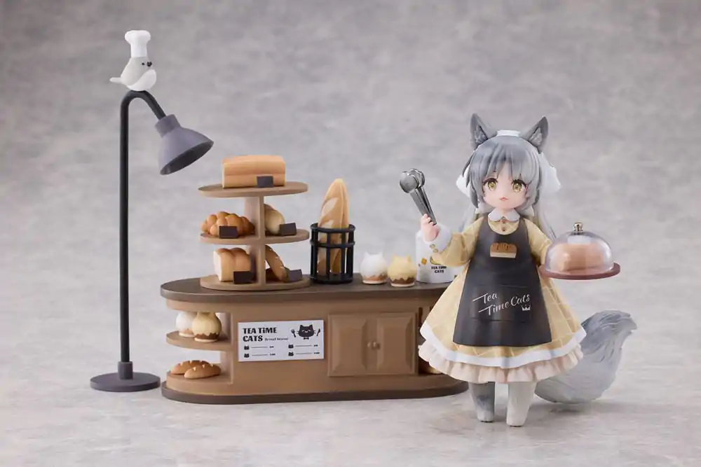 Decorated Life Collection PVC Kipić Tea Time Cats - Cat Town Bakery Staff & Customer Set 12 cm fotografija proizvoda