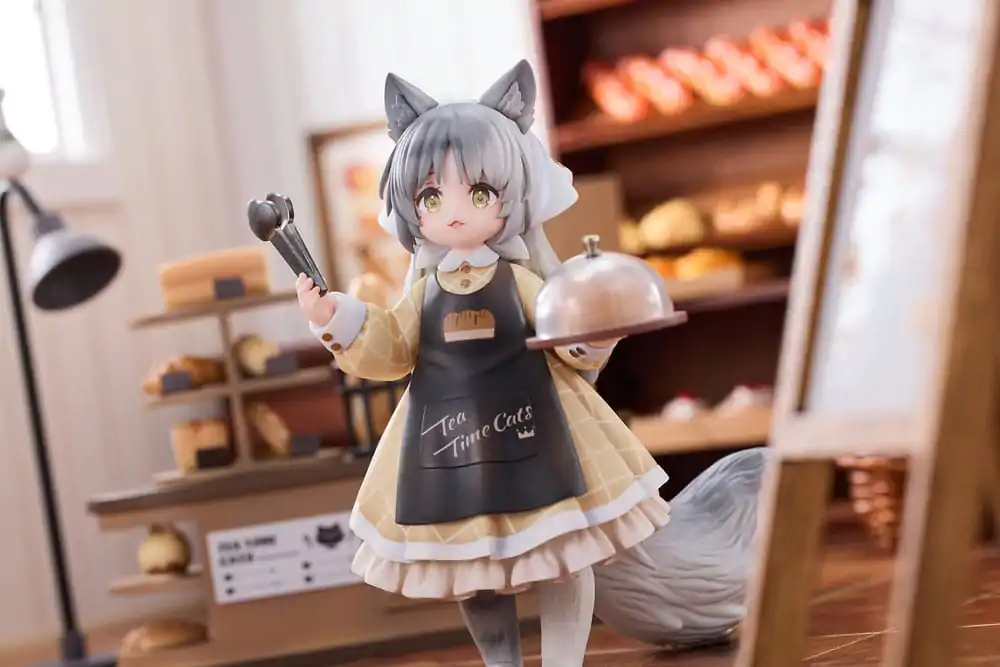 Decorated Life Collection PVC Kipić Tea Time Cats - Cat Town Bakery Staff & Customer Set 12 cm fotografija proizvoda