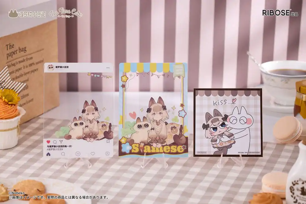 Decorated Life Collection PVC statua Tea Time Cats x Siamese Cat Azuki-san Friendship Collaboration Ekskluzivni set 18 cm fotografija proizvoda