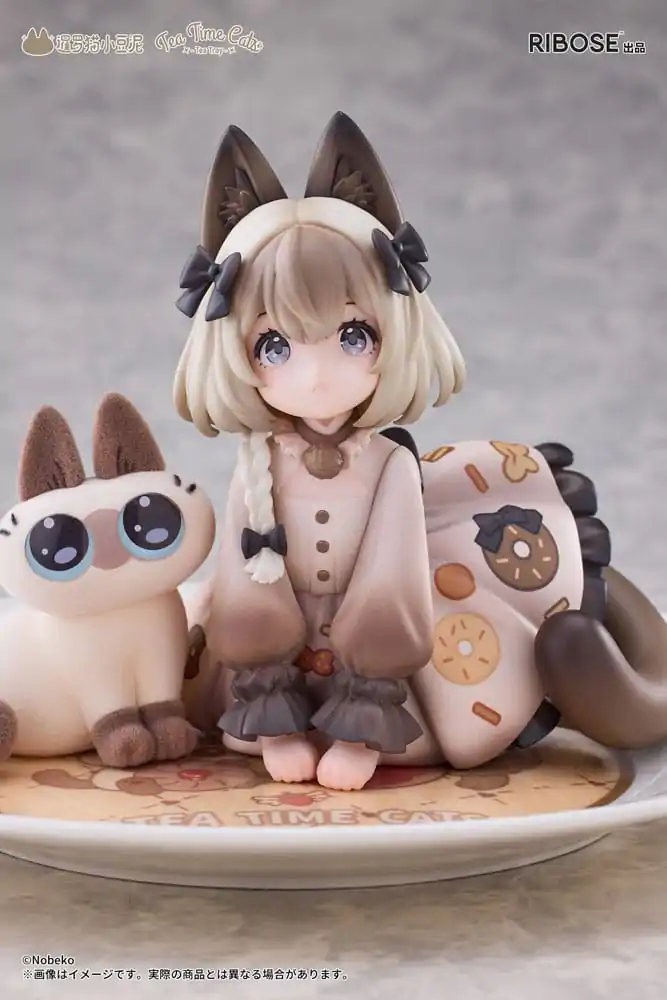 Decorated Life Collection PVC statua Tea Time Cats x Siamese Cat Azuki-san Friendship Collaboration Ekskluzivni set 18 cm fotografija proizvoda