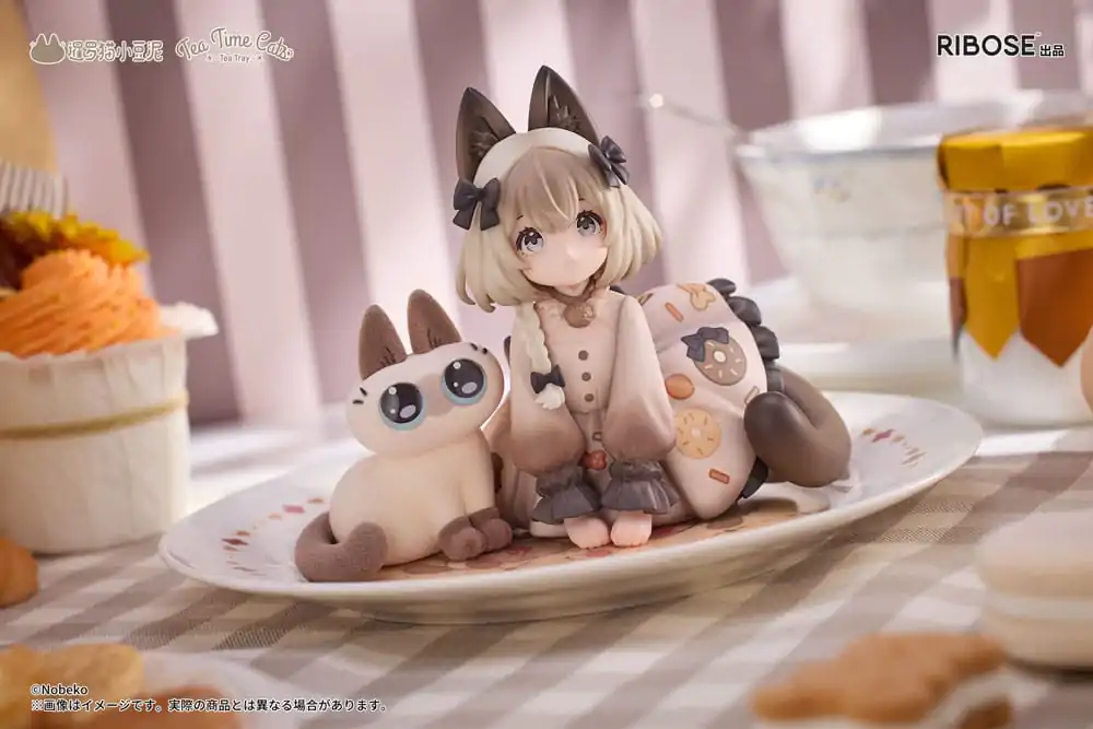 Decorated Life Collection PVC statua Tea Time Cats x Siamese Cat Azuki-san Friendship Collaboration Ekskluzivni set 18 cm fotografija proizvoda