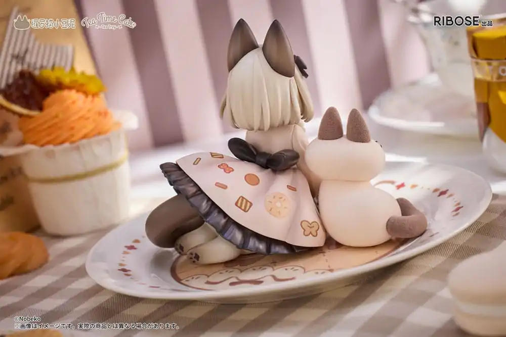 Decorated Life Collection PVC statua Tea Time Cats x Siamese Cat Azuki-san Friendship Collaboration Ekskluzivni set 18 cm fotografija proizvoda