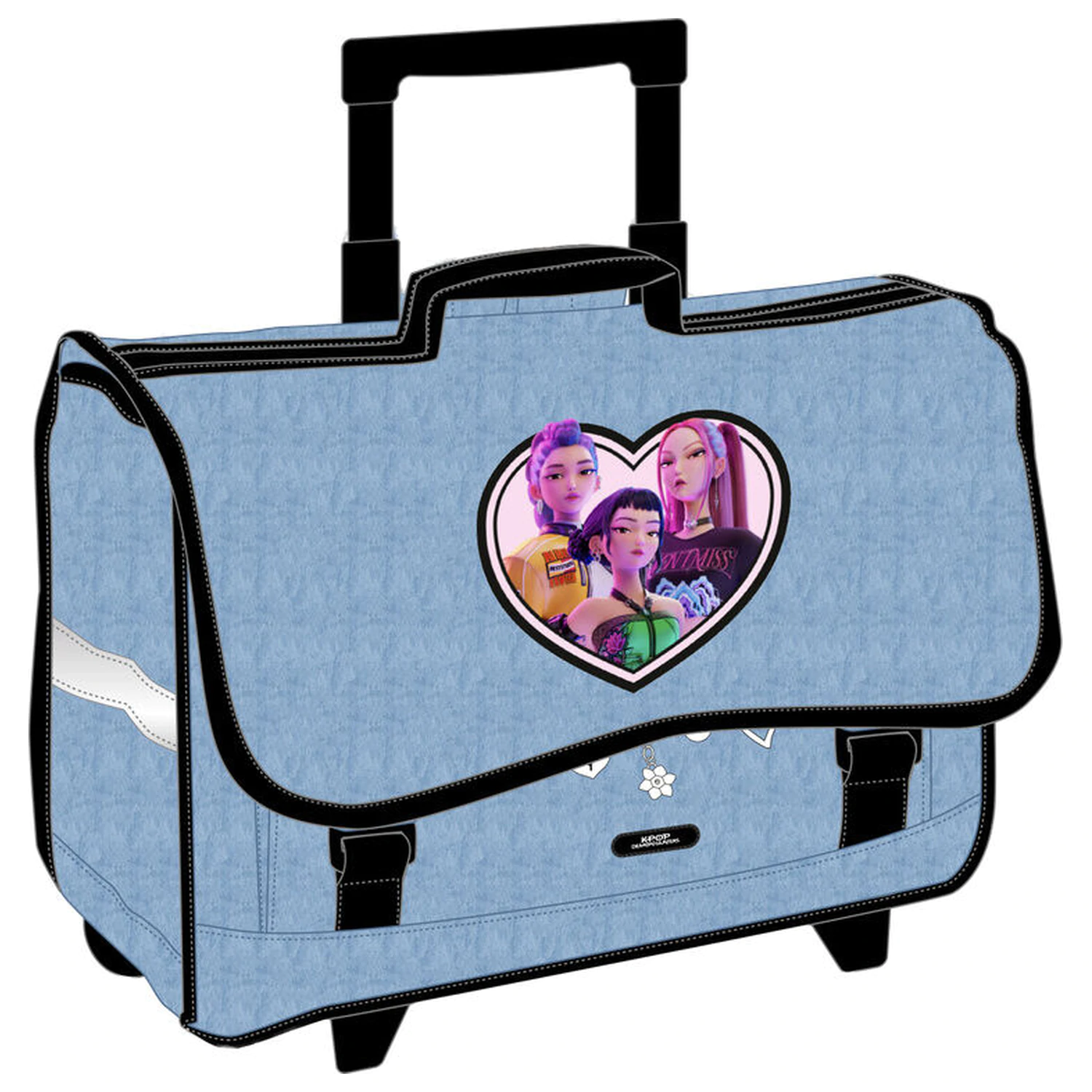 Demon Hunters Kpop Huntrix torba na kotačiće 40cm fotografija proizvoda