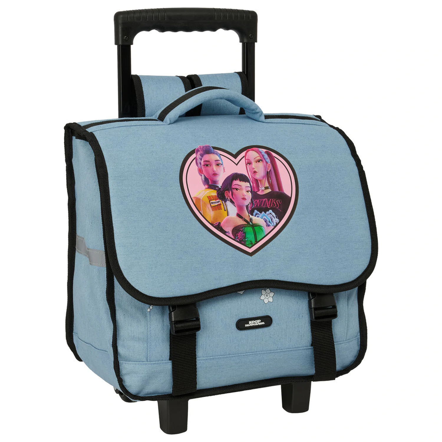 Demon Hunters Kpop Huntrix torba na kotačiće 40cm fotografija proizvoda