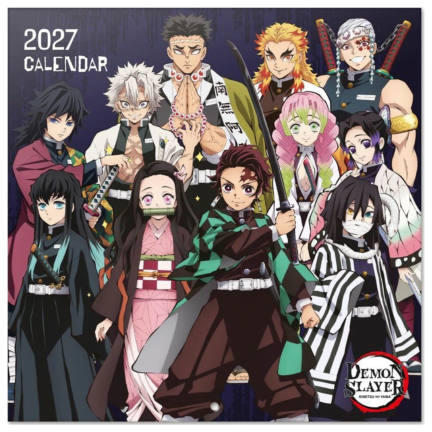Demon Slayer zidni kalendar 2027. 30 x 30 cm fotografija proizvoda