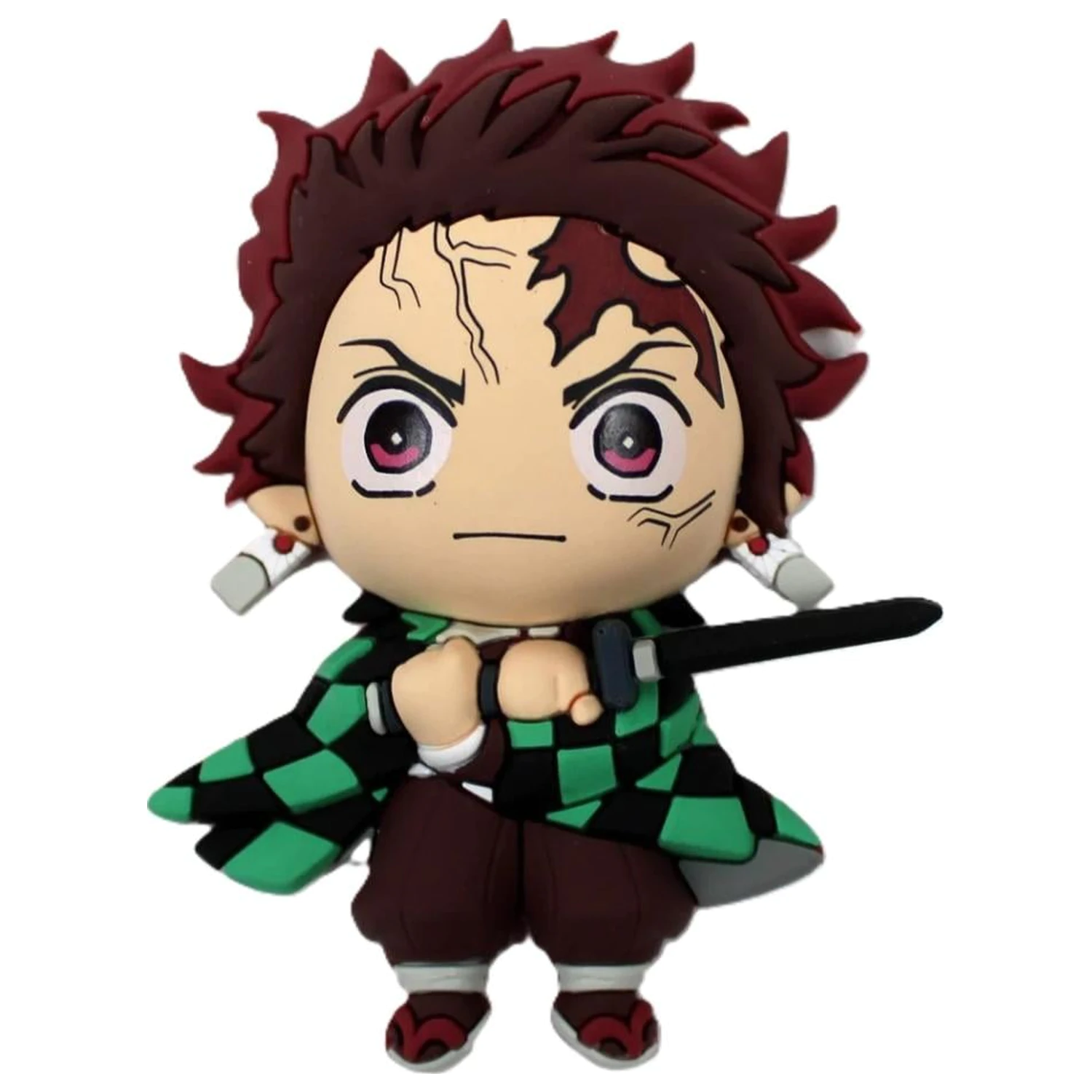Demon Slayer Bloody Tanjiro 3D pjenasti kolekcionarski magnet fotografija proizvoda