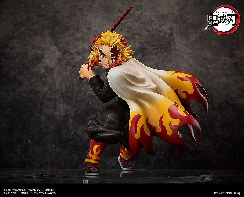 Demon Slayer: Kimetsu no Yaiba Statua 1/4 Kyojuro Rengoku 42 cm fotografija proizvoda