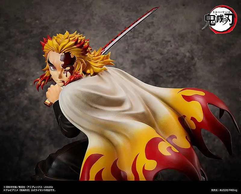 Demon Slayer: Kimetsu no Yaiba Statua 1/4 Kyojuro Rengoku 42 cm fotografija proizvoda