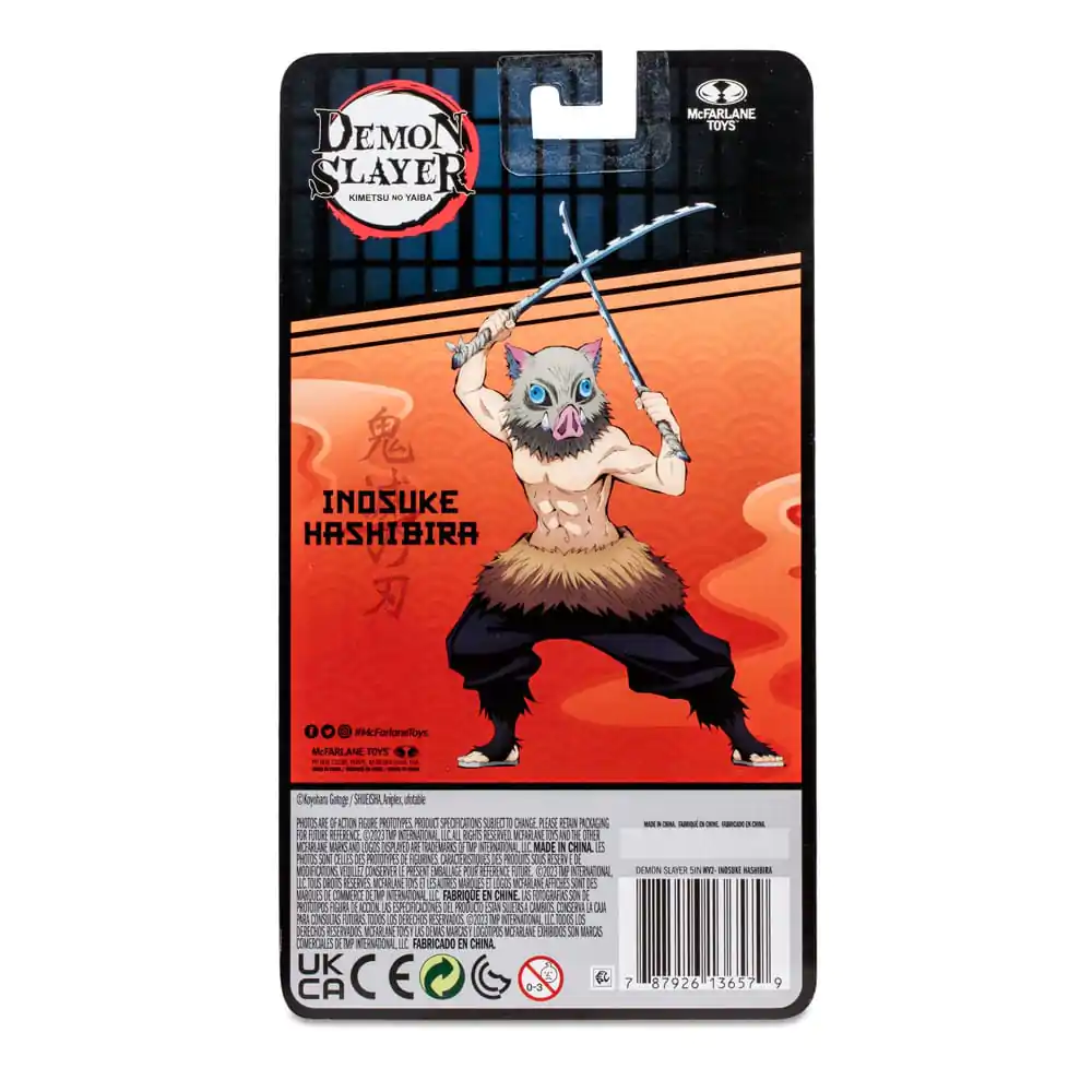 Demon Slayer: Kimetsu no Yaiba akcijska figura Hashibira Inosuke 13 cm fotografija proizvoda