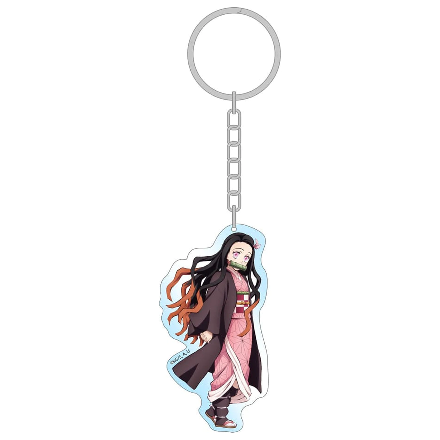Demon Slayer: Kimetsu no Yaiba akrilni privjesak za ključeve Nezuko Holographic 7 cm fotografija proizvoda