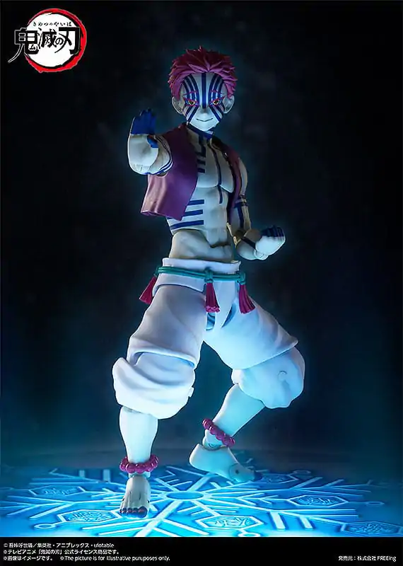 Demon Slayer: Kimetsu no Yaiba Figma akcijska figura Akaza 15 cm fotografija proizvoda