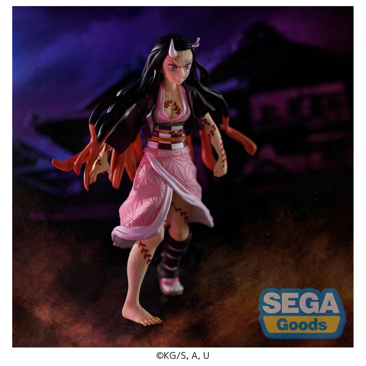 Demon Slayer: Kimetsu no Yaiba FIGURIZMa PVC Figura Nezuko Kamado Demon Form Advancing Ver. (Rerelease) 21 cm fotografija proizvoda