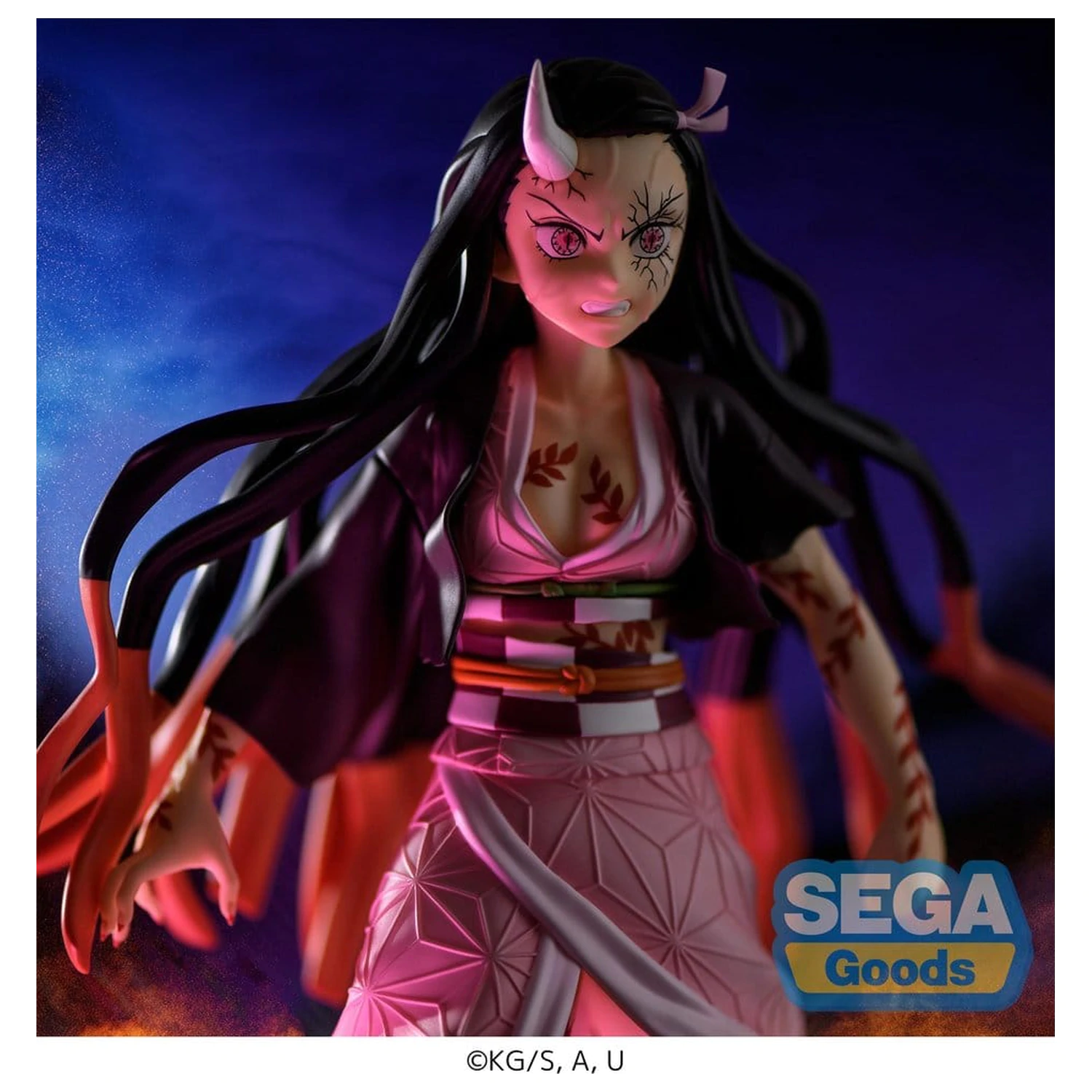 Demon Slayer: Kimetsu no Yaiba FIGURIZMa PVC Figura Nezuko Kamado Demon Form Advancing Ver. (Rerelease) 21 cm fotografija proizvoda