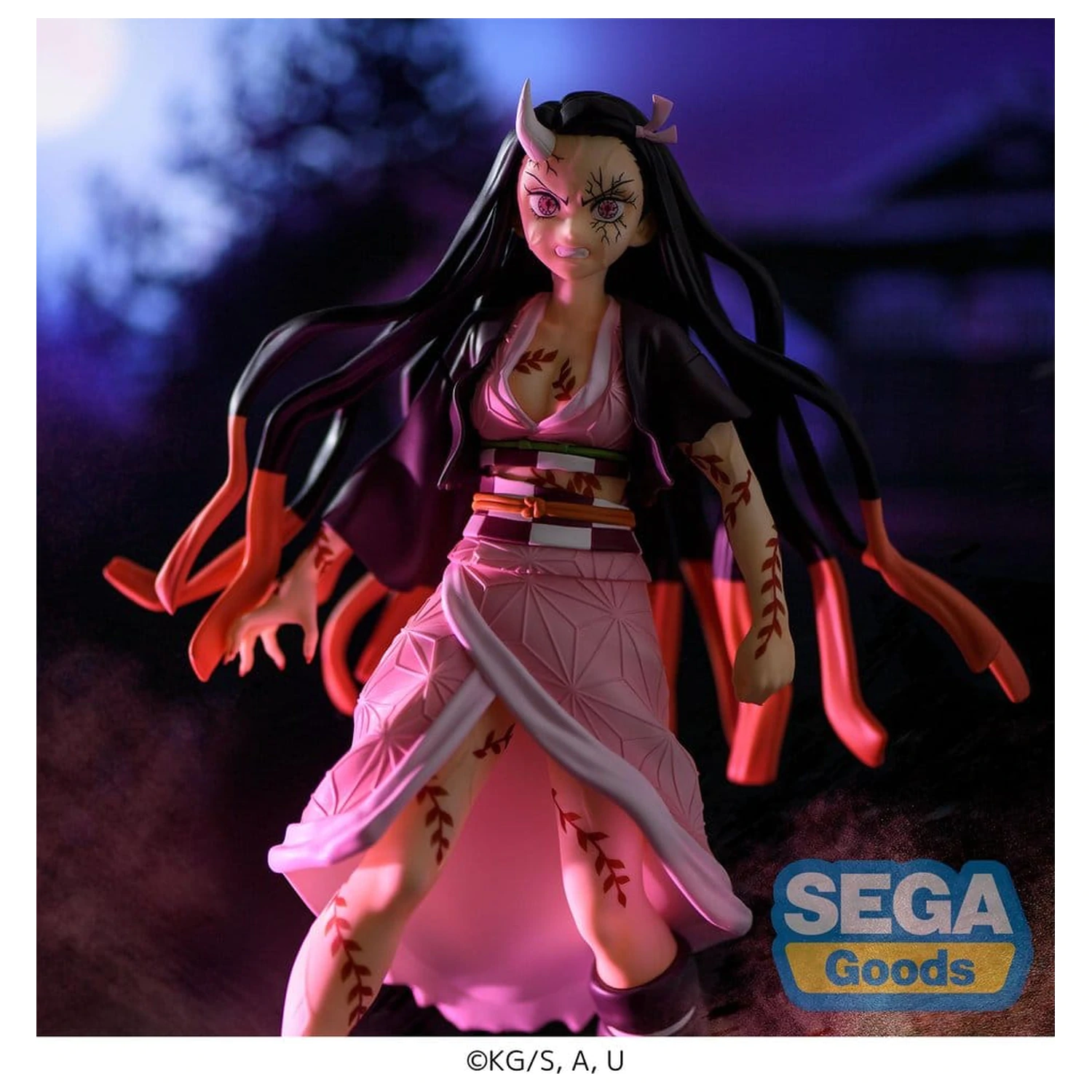 Demon Slayer: Kimetsu no Yaiba FIGURIZMa PVC Figura Nezuko Kamado Demon Form Advancing Ver. (Rerelease) 21 cm fotografija proizvoda