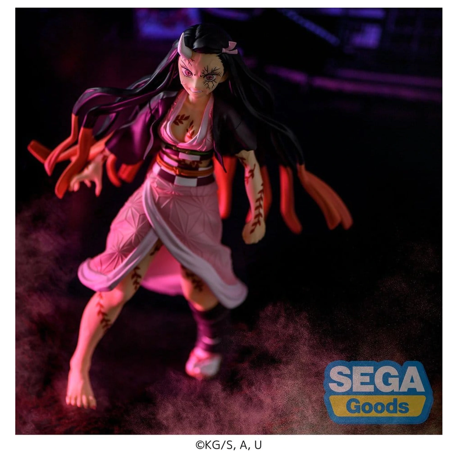 Demon Slayer: Kimetsu no Yaiba FIGURIZMa PVC Figura Nezuko Kamado Demon Form Advancing Ver. (Rerelease) 21 cm fotografija proizvoda
