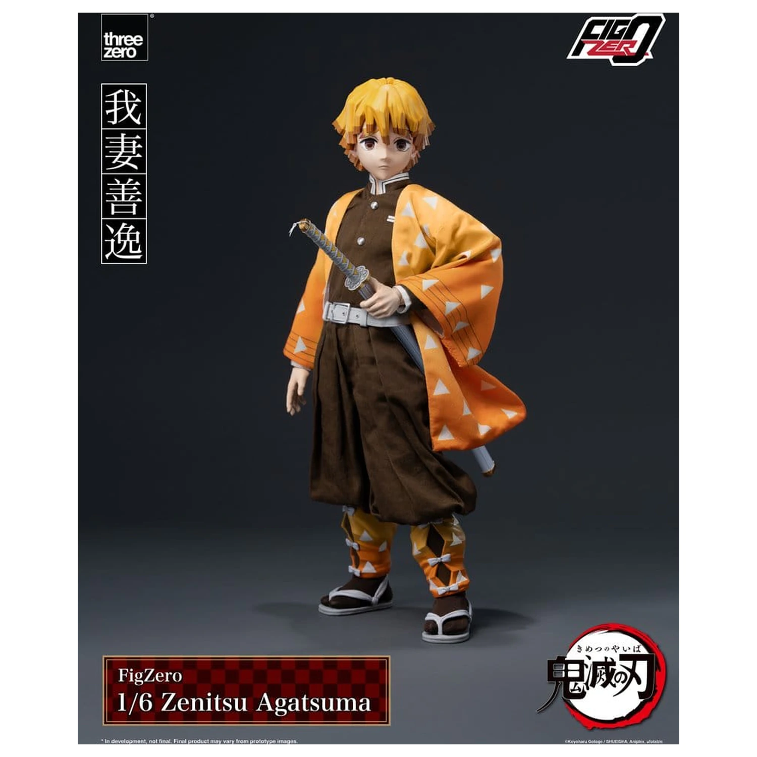 Demon Slayer: Kimetsu no Yaiba FigZero akcijska figura 1/6 Zenitsu Agatsuma 28 cm fotografija proizvoda