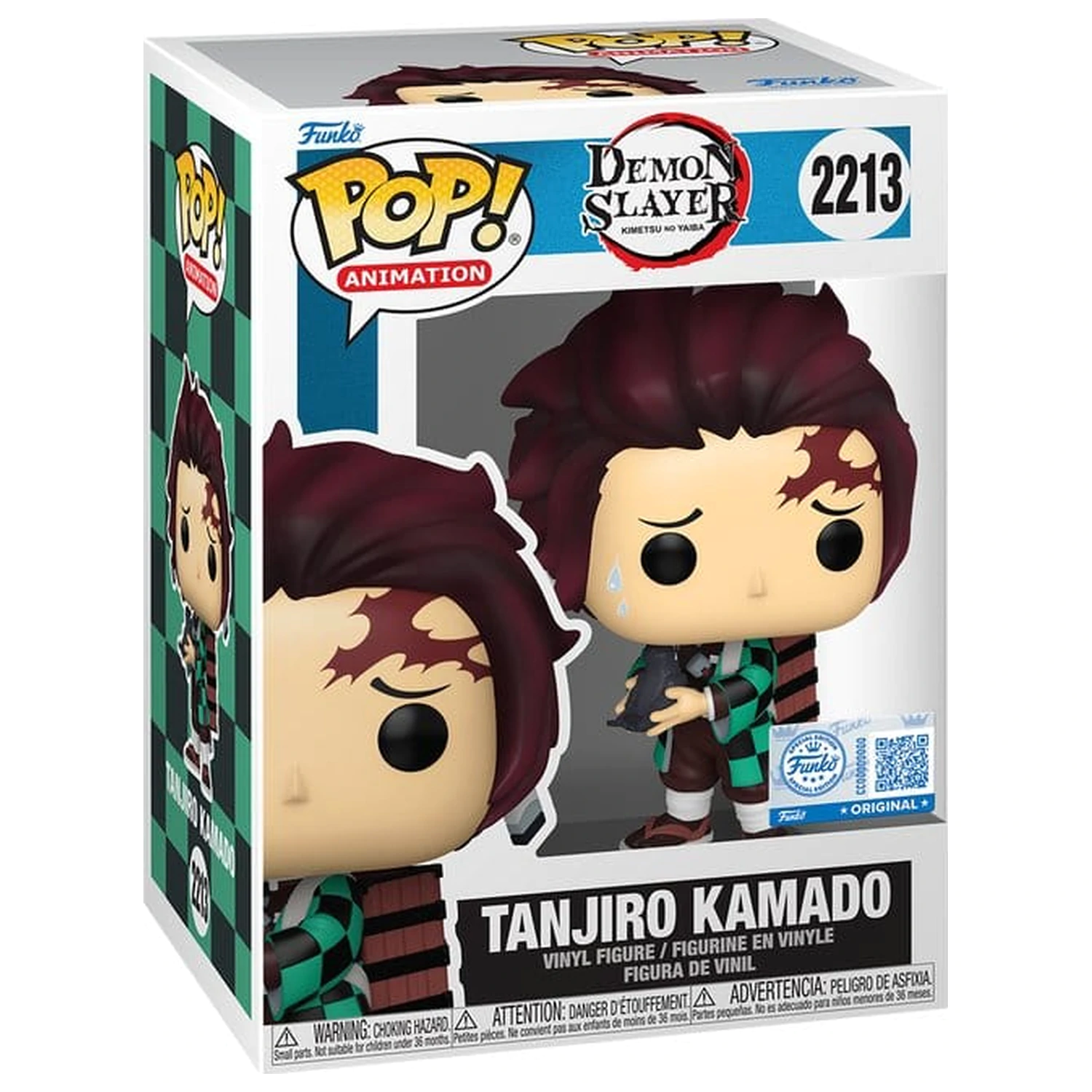 Demon Slayer: Kimetsu no Yaiba Funko POP! Animation Vinilna figura Tanjiro w/Crow 9 cm fotografija proizvoda