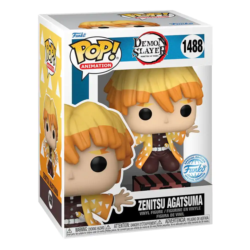 Demon Slayer: Kimetsu no Yaiba Funko POP! Animation Vinilna figura Zenitsu Agatsuma Special Edition 9 cm fotografija proizvoda