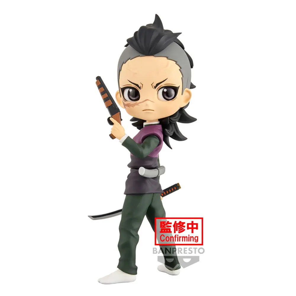 Demon Slayer Kimetsu no Yaiba Genya Shinazugawa Q posket figura 14 cm fotografija proizvoda